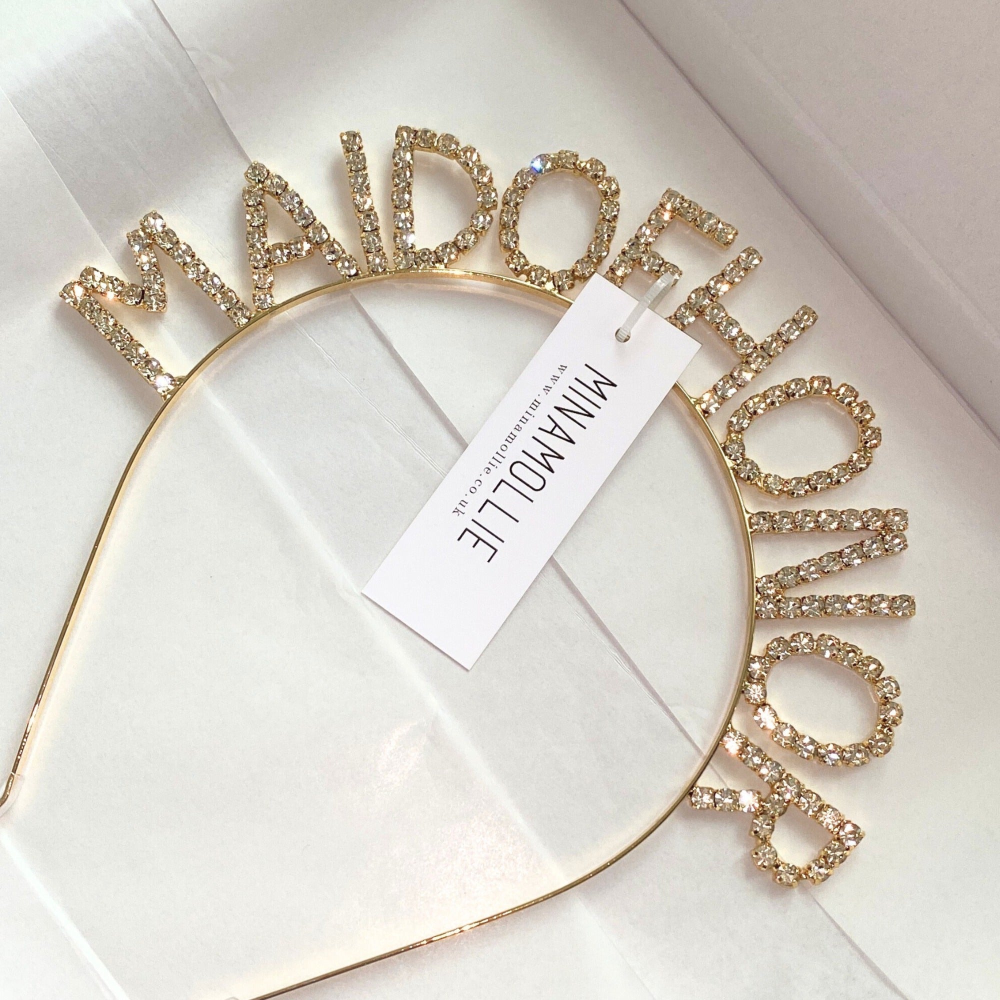 Maid of honor sales headband