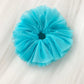 Bridesmaids Tulle Oversized XXL Scrunchie Pool Blue 